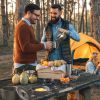 12Pcs Camping Cookware Set with Stove, Aluminum Pots & Pans