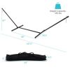 Heavy-Duty Hammock Stand with Storage Bag for 2-Person Relaxation