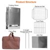 Portable Backpacking Stove for Camping Hiking Picnic BBQ Outdoor Cooker Folding