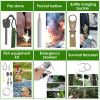 Emergency Survival Kit with 47 Pieces of EDC Gear Tools
