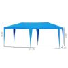 Large 10' x 20' Gazebo Canopy Party Tent with 4 Removable Window Side