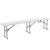 Portable Picnic Folding Bench with Carrying Handle - 6 Feet Long