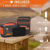 Portable Power Station 110V/600W 568Wh Lithium Battery Pure Sine Wave AC Outlet