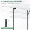 Height Adjustable Folding Table for Camping and Outdoor Events