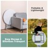 Round Foldable Lightweight Table for Camping and Picnics