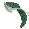 Multifunction Stainless Steel Leaf Shape Folding Pocket Knife Fruit Camping