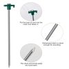 Tent Pegs Ropes Set 20Pcs 9.8in Heavy Duty Tent Stakes Nails Spike with 4x