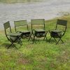 Folding Outdoor Chair with Storage Bag - 4-Piece Portable Set