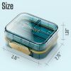 Blue Medicine Pill Organizer Travel Cute Pill Container Small Pill Box for