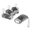 Hand Press Dynamo Crank Flashlight for Camping and Emergency Use