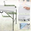 Fish Cleaning Table with 2 Sinks and 360 degree Rotatable Faucet