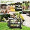 Foldable Outdoor Cart on 2 Wheels with Phone Holder
