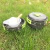 Camping Stove Cookware Kit - 9Pcs Complete Set
