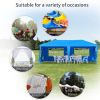 Large 10' x 20' Gazebo Canopy Party Tent with 4 Removable Window Side