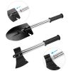 Multi-Tool Survival Kit with Shovel, Knife, Axe, and Saw - 6-in-1 Design