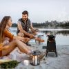 Wood Camping Stove for Outdoor Cooking and Heating