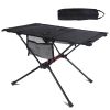 Portable Folding Camping Table Foldable Beach Table Aluminum Alloy Frame with 2