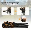 Camping Chair with Footrest and Carry Bag for Lounge Comfort