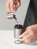 Portable electric coffee bean grinder (vehicle wireless charging grinding 25