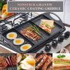 Flat Top Griddle Pan for Stove Top and Double Burner Non-Stick Grill