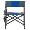 Lightweight Oversized Directors Chair with Storage Pockets for Camping