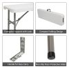 Courtyard Foldable Bench for Outdoor Use - 6FT