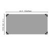12x24ft Heavy Duty Poly Tarp - Silver+Black for Camping & Outdoor Use