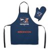 Offical NFL - Broncos Apron & BBQ Mitt Set