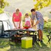 Folding Camping Table Portable Lightweight Aluminum Roll-up Picnic BBQ Desk