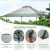 13 x 13 Feet Pop-Up Patio Canopy Tent with Shelter & Wheeled Bag