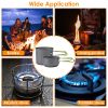 Camping Cookware Set with Foldable Knife and Fork - 8Pcs Aluminum Kit