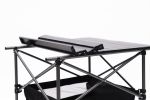 Set of 3 Folding Outdoor Table and Chairs Set for Indoor Outdoor Camping