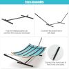 Heavy-Duty Hammock Stand with Storage Bag for 2-Person Relaxation