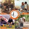Portable Backpacking Stove for Camping Hiking Picnic BBQ Outdoor Cooker Folding