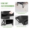 Black Iron Panel Camping Stove with Chimney - 77.54149cm