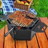 Portable Charcoal Grill Stove with Rotatable and Foldable Design