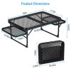 Foldable Camping Table Collapsible Picnic Aluminum Alloy Grill Stand 88LBS Max