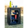 Kitchen Storage Hard Top Table Gray