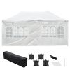 10 X 20ft EZ Pop Up Canopy Folding-White for Outdoor Events