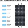 GOFORT 100W 18V Portable Solar Panel Foldable Solar Charger with 5V USB QC 3