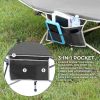 Folding Camping Cot; Sleeping Bed Portable with Carry Bag; Outdoor Camp Cot for