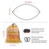 1pc Bohemian Camping Hammock for Outside Portable Lightweight Parachute