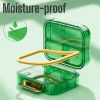 Medicine Pill Organizer Travel Cute Small Pill Box for Purse Travel Size