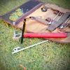 1 pc Outdoor Canvas Nail Bag Hammer Tool Bag Portable Tent Accessories