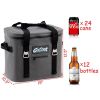 Water-Resistant Leakproof Insulated Lunch Bag, 24 Can Capacity 