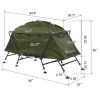 84.6 x 34.5 x 49.2inch Collapsible Camping Tent with An Integrated