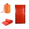 Outdoor Life Emergency Sleeping Bag; Warm Waterproof Mylar First Aid Camping