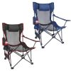 Foldable Camping Chair 330LBS Load Heavy Duty Steel Lawn Chair Collapsible