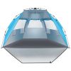 Fiberglass Pole O X ford Cloth Quick-Open Tent -Blue