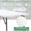 Height Adjustable Folding Table for Camping and Outdoor Events